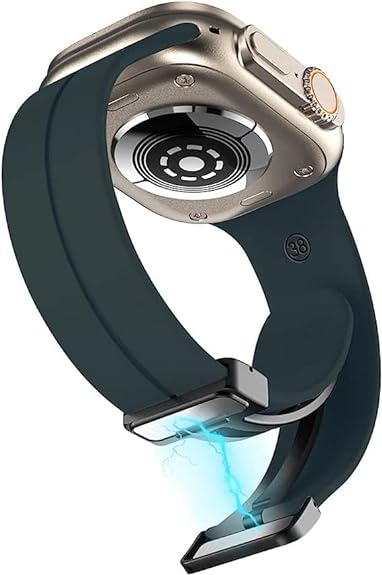 Alpine Green Magnetic Clasp Adjustable Strap For Apple Watch SERIES SE 2020 (42mm/44mm/45mm/46mm/49mm)