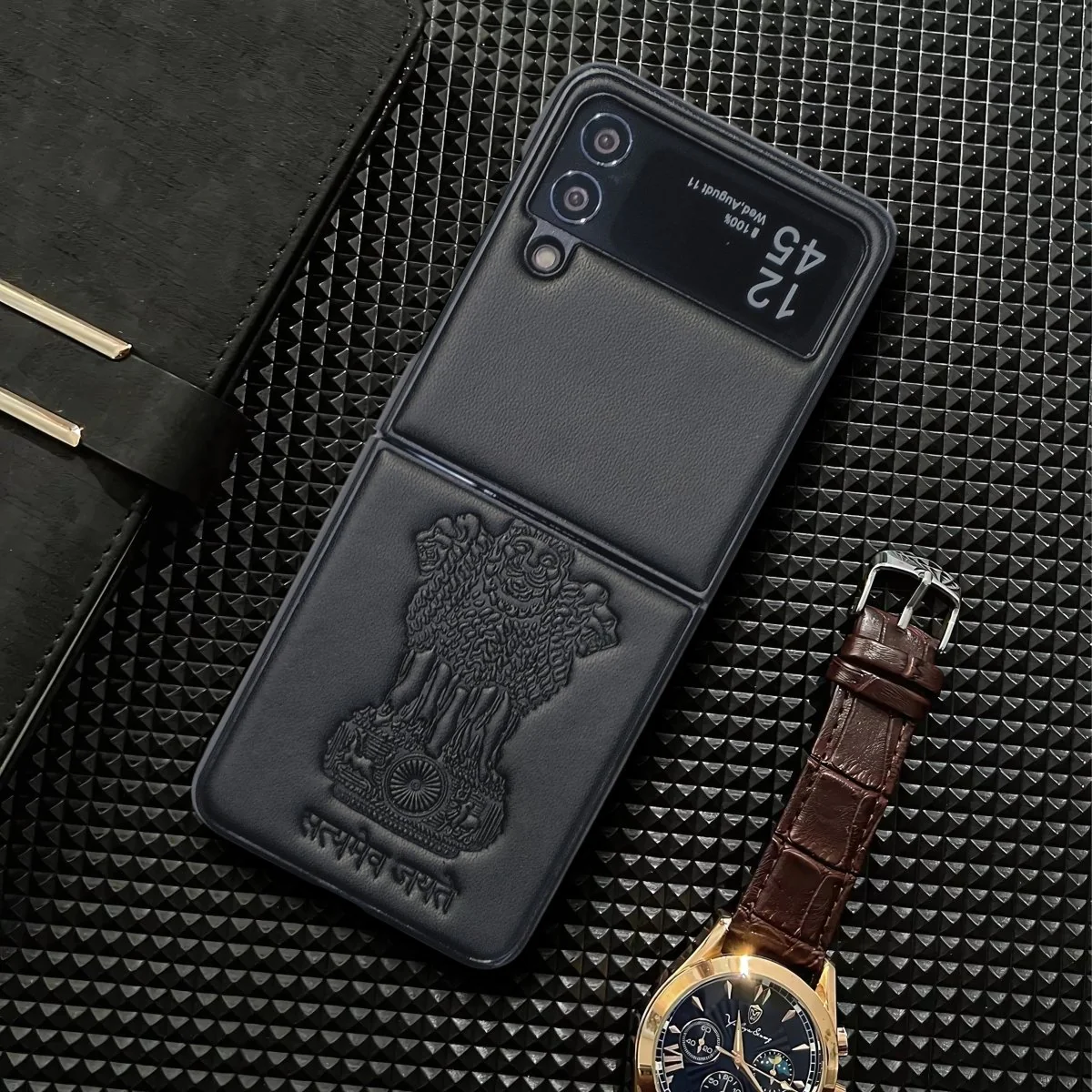 Ashoka Black Leather Case for Samsung Galaxy Z FLIP 3