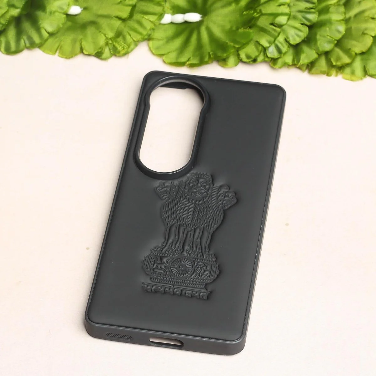 Ashoka Black Leather Case for Vivo V40 - Image 2