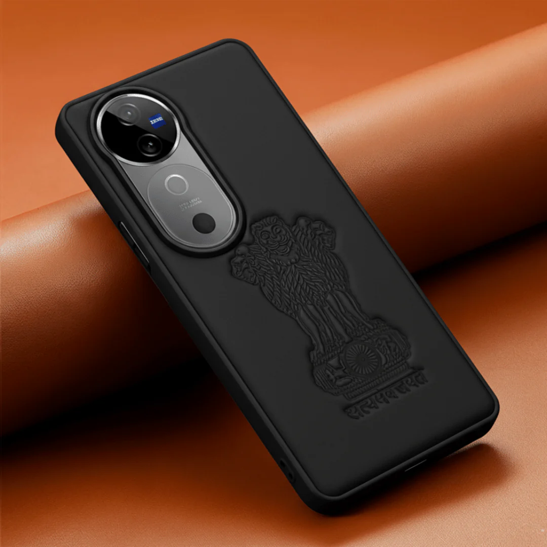 Ashoka Black Leather Case for Vivo V40 - Image 5