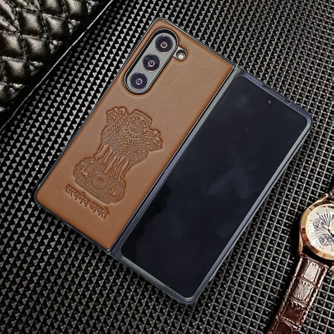 Ashoka Brown Leather Case for Samsung Galaxy Z Fold 6
