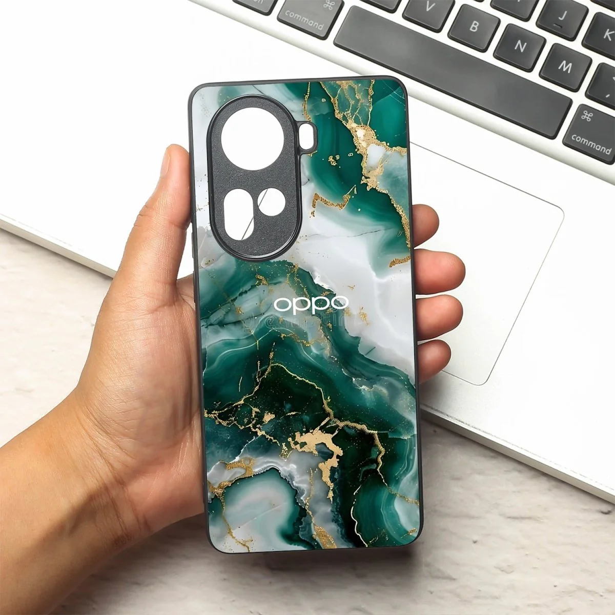 Auric Glaze metal back case for Oppo Reno 11