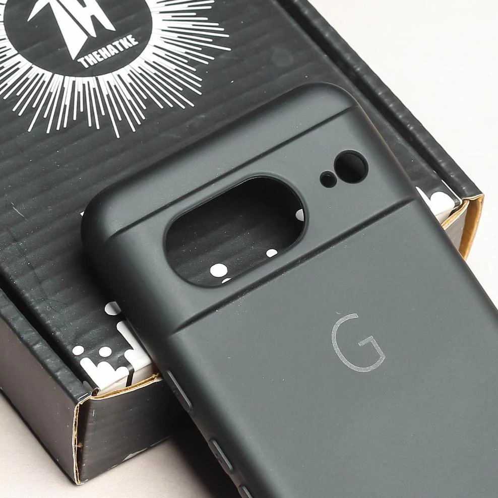 Black Camera Original Silicone case for Google Pixel 8 - Image 5