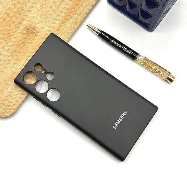 Black Camera Original Silicone case for Samsung S23 Ultra - Image 2
