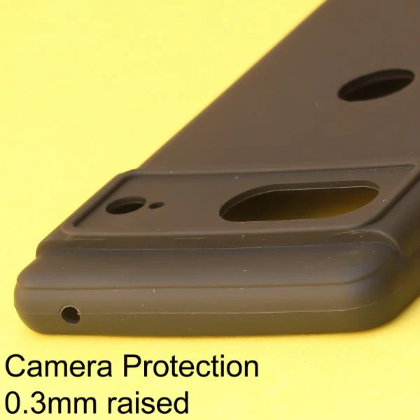 Black Candy Logo Cut Camera Silicone Case for Google Pixel 7 - Image 4