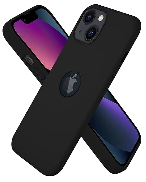 Black Candy Logo Cut Silicone Case for Apple Iphone 13