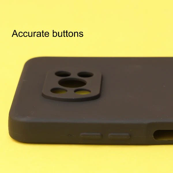 Black Candy Silicone Case for Poco X3 - Image 3