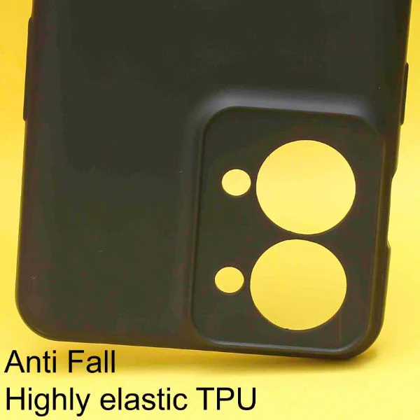 Black Candy Silicone with Apple Logo Case for Oneplus Nord 2T - Image 2