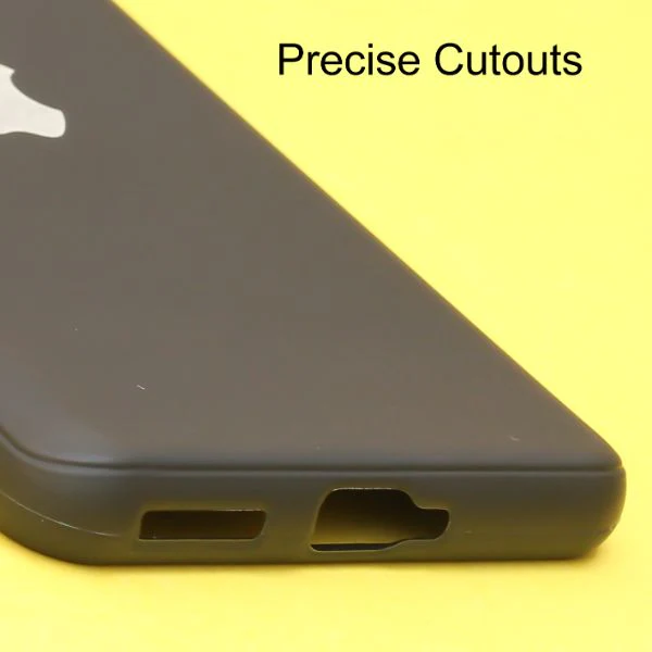 Black Candy Silicone with Apple Logo Case for Oneplus Nord 2T - Image 5