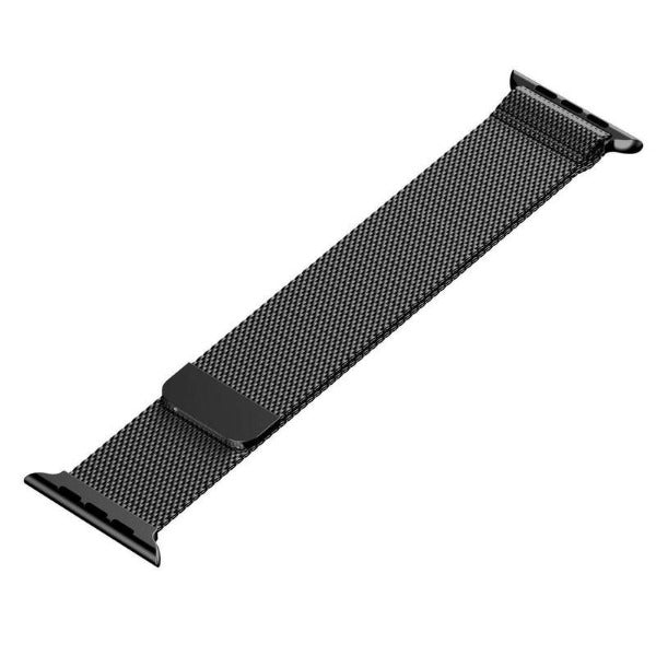 Black Chain Strap For Apple Watch Series SE GEN 2 (42mm/44mm/45mm/46mm/49mm) - Image 3