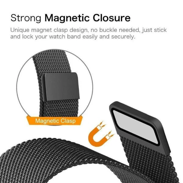 Black Chain Strap For Apple Watch Series 2 (38mm/40mm/41mm) - Image 4