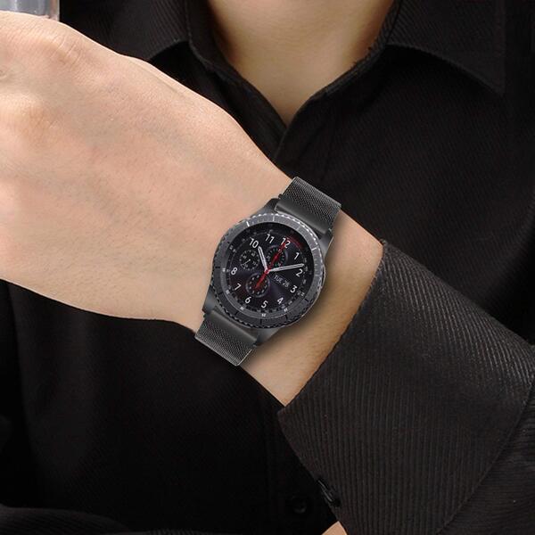 Black Chain Strap For Smart Watch (22mm) - Image 5