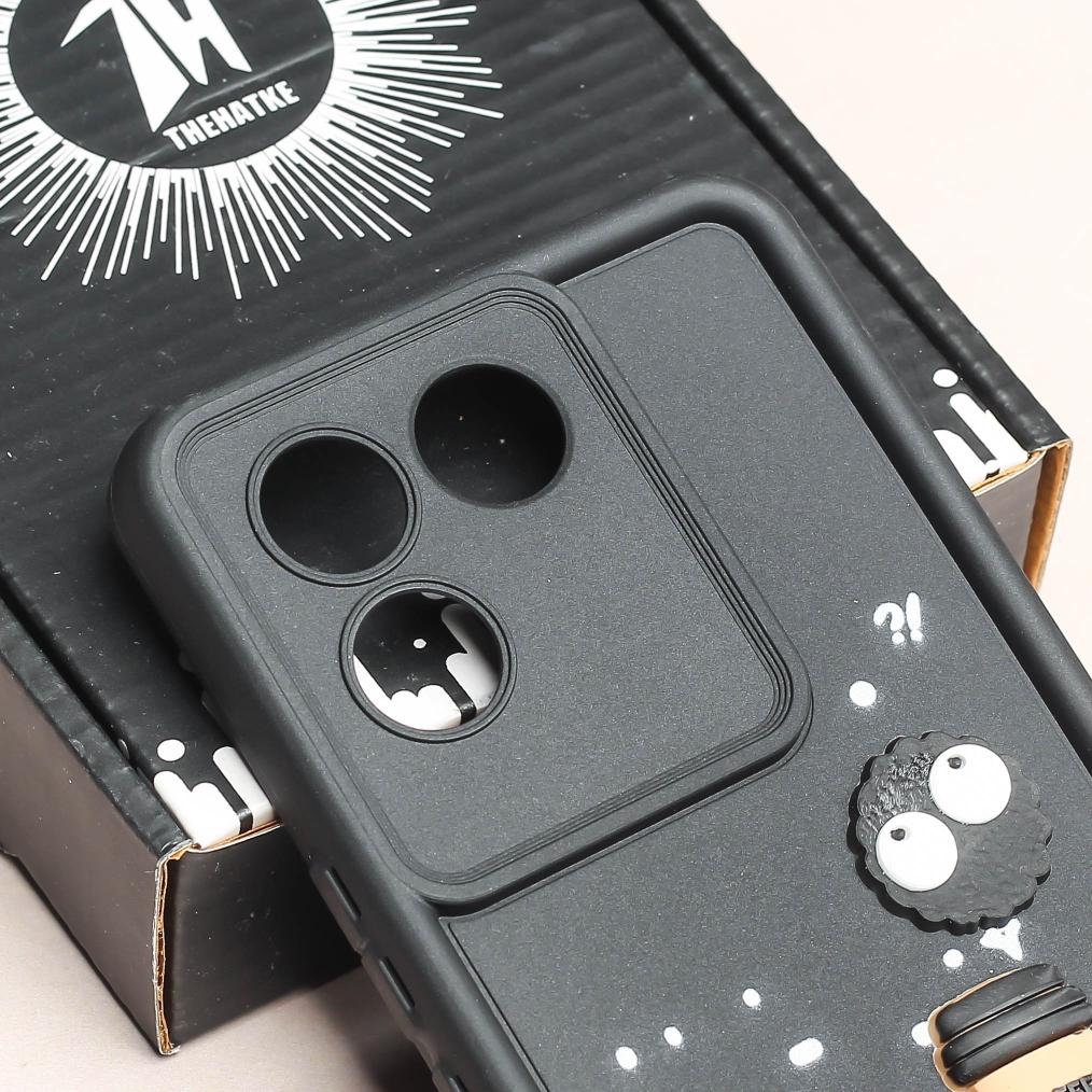 Black COFFEE (ALWAYS HAPPY) Silicone case for Vivo T2 Pro - Image 4