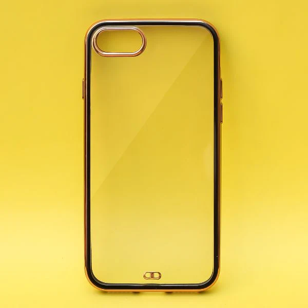 Black Electroplated Transparent Case for Apple iphone 7 - Image 2