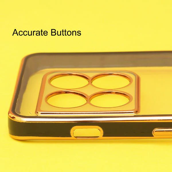 Black Electroplated Transparent Case for Oneplus 10 Pro - Image 4