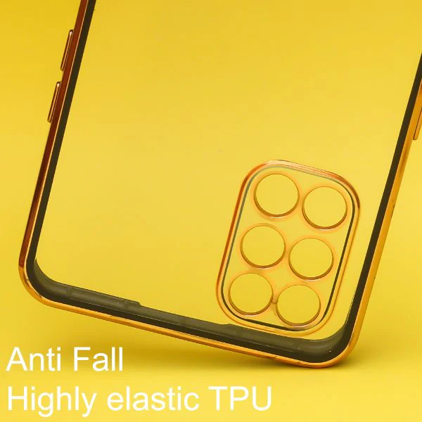 Black Electroplated Transparent Case for Oneplus 8T - Image 2