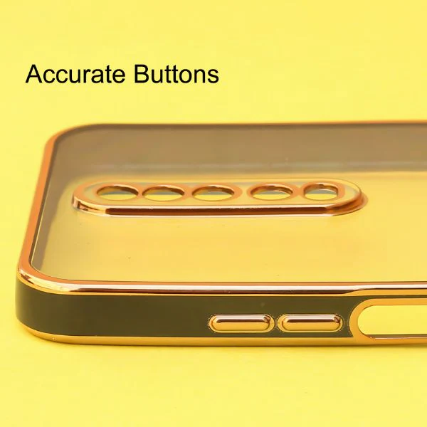 Black Electroplated Transparent Case for Poco X2 - Image 3