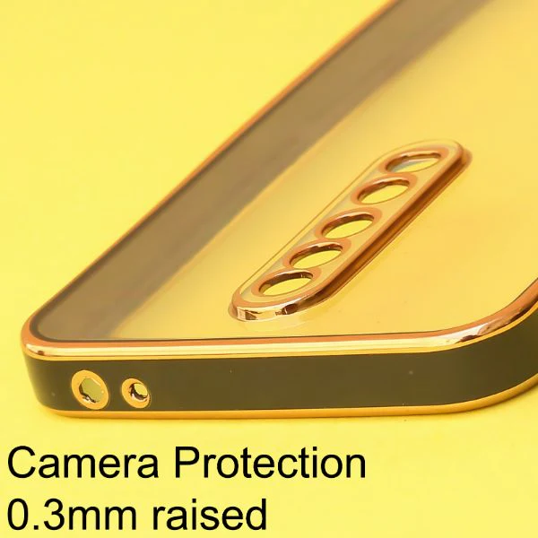 Black Electroplated Transparent Case for Poco X2 - Image 4