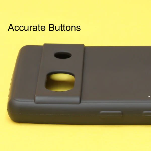 Black Silicone Case for Google Pixel 7A - Image 5