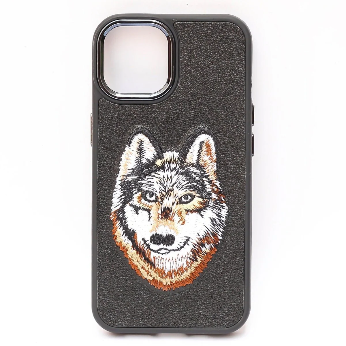 Black Leather Brown Fox Ornamented for Apple iPhone 11 Pro - Image 2