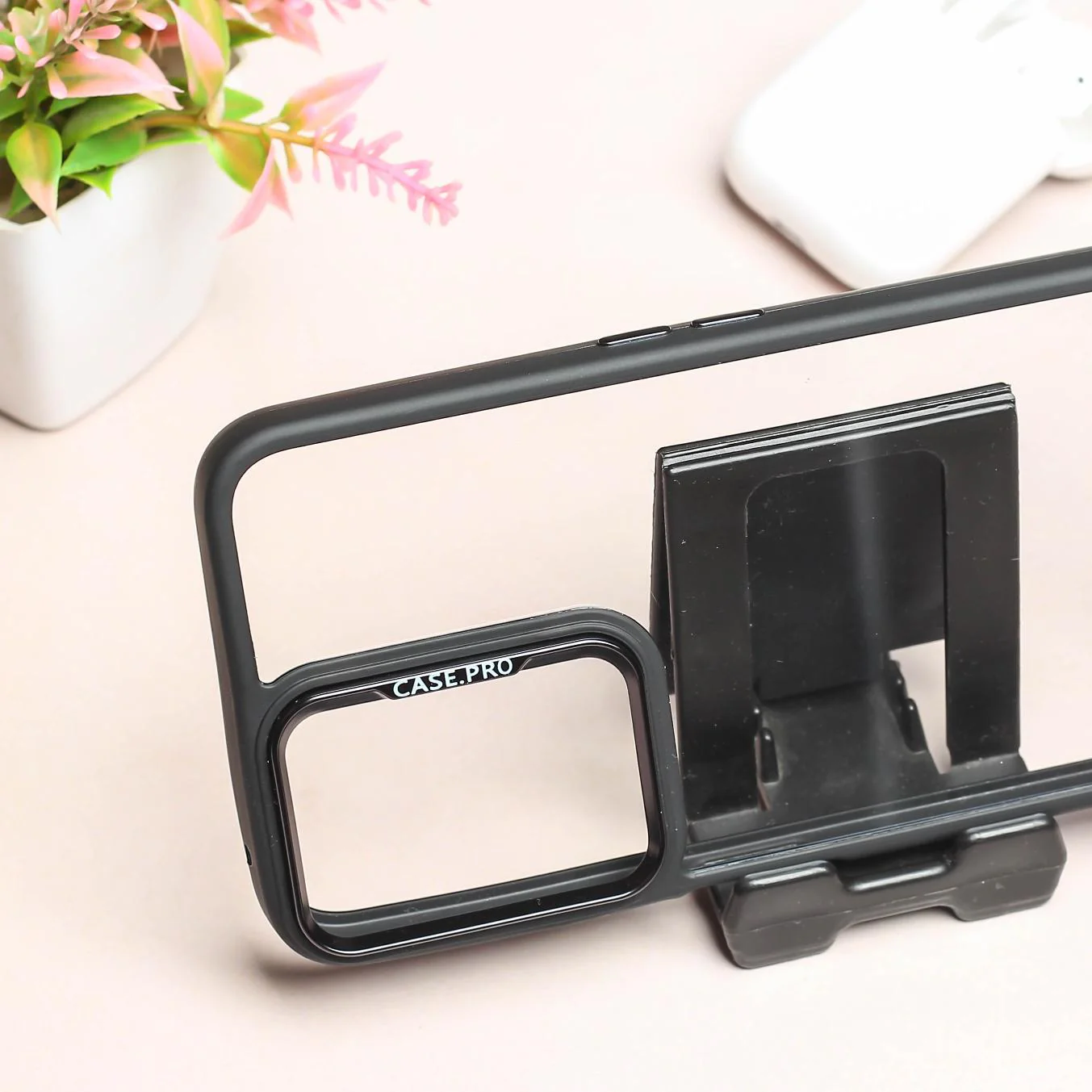 Black Lifted Transperant Case for Oneplus Nord Ce 2 Lite - Image 3