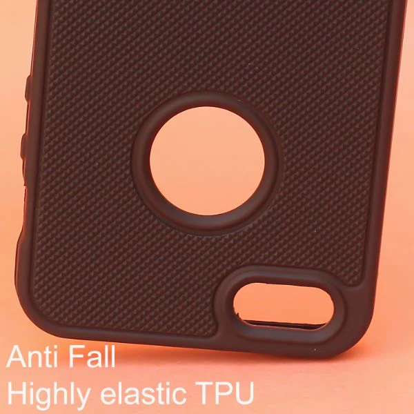 Black Logo Cut Niukin Silicone Case for Apple iphone 5/5s - Image 3