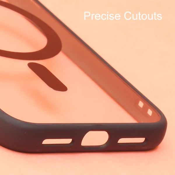 Black MagSafe Clear Transparent Silicone case for Apple iphone X/xs - Image 5