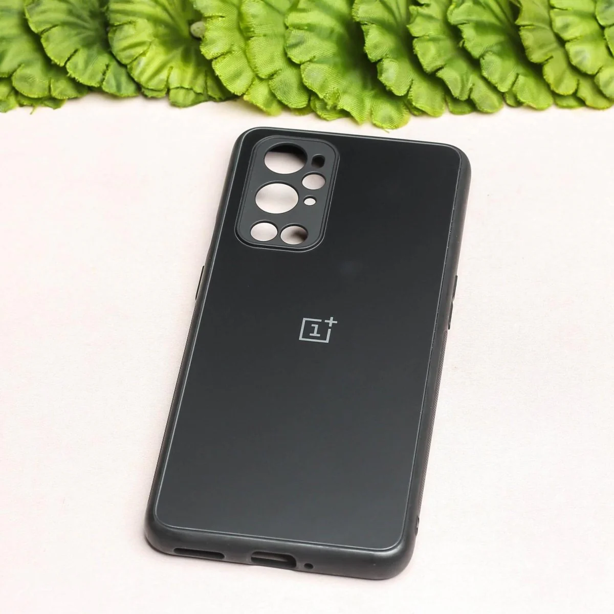 Black Matte Fiber Silicone case for Oneplus 9rt - Image 2