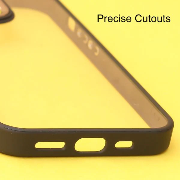Black Metal Safe Transparent Case for Apple iphone 14 Pro Max - Image 6