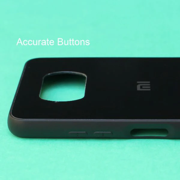 Black mirror Silicone Case for Poco X3 - Image 3