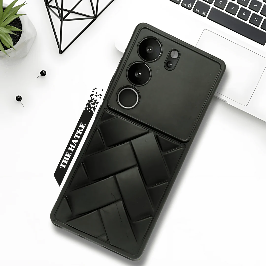 Black Mystic Silicone Case for Vivo V29