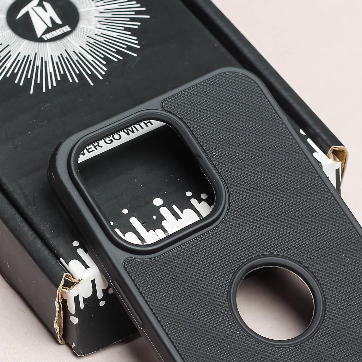Black Niukin Logo Cut Silicone Case for Apple iphone 11 Pro - Image 4