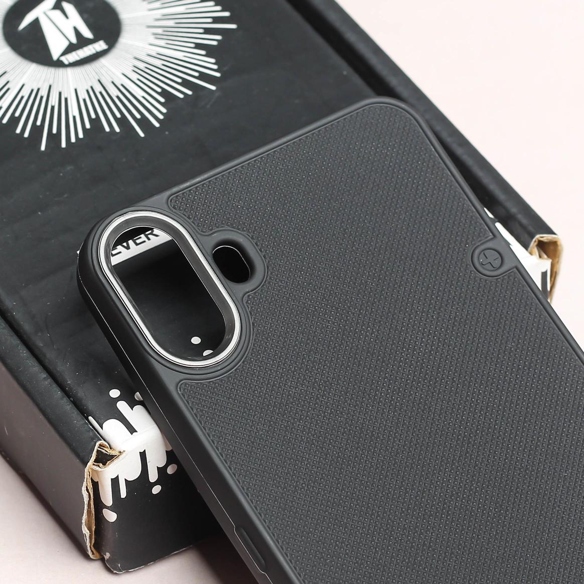 Black Niukin Silicone Case for CMF Nothing PHONE 1 - Image 4