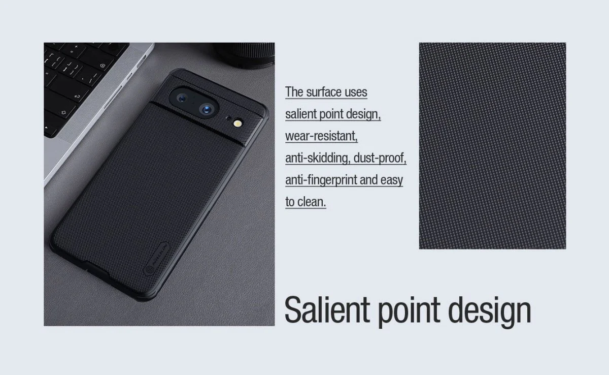 Black Niukin Silicone Case for Google Pixel 6a - Image 3