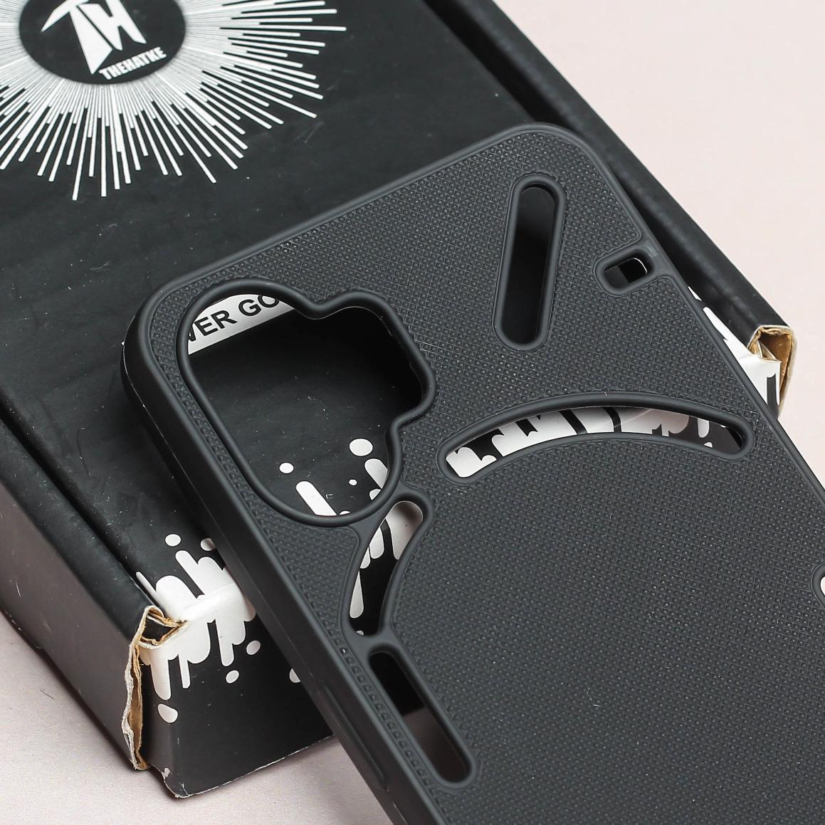Black Niukin Silicone Case for Nothing Phone 2 - Image 4