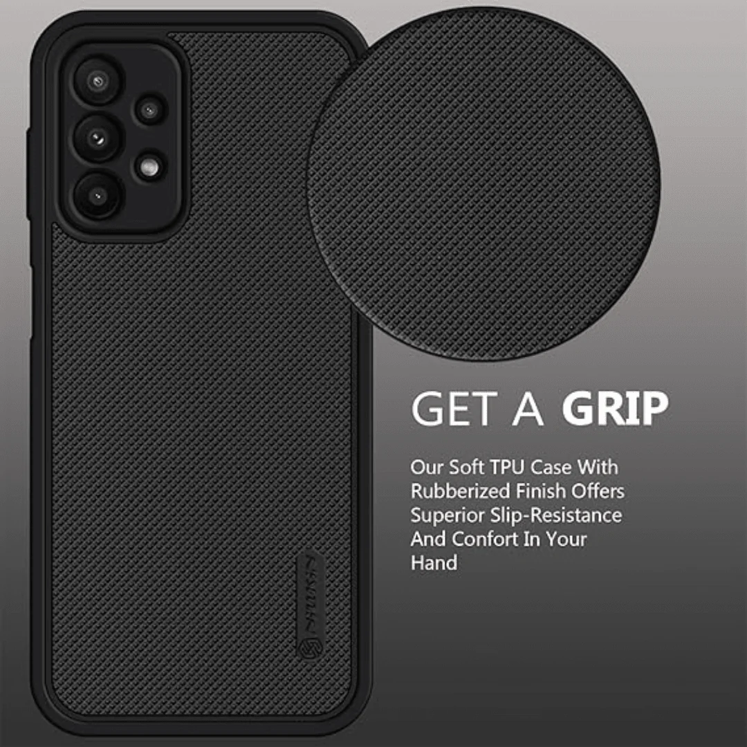 Black Niukin Silicone Case for Samsung A23 - Image 2