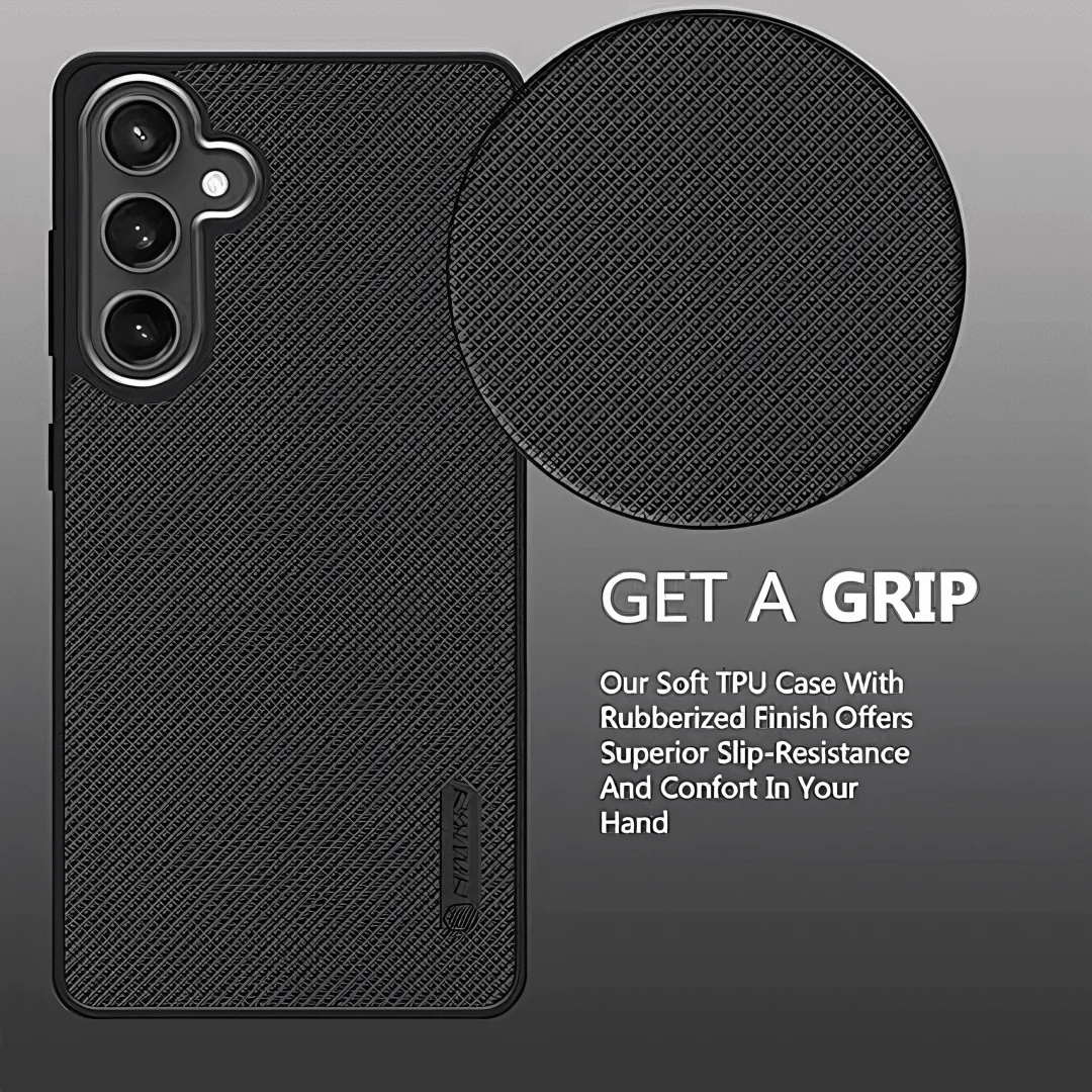 Black Niukin Silicone Case for Samsung M35