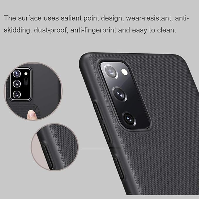 Black Niukin Silicone Case for Samsung S20 FE - Image 3
