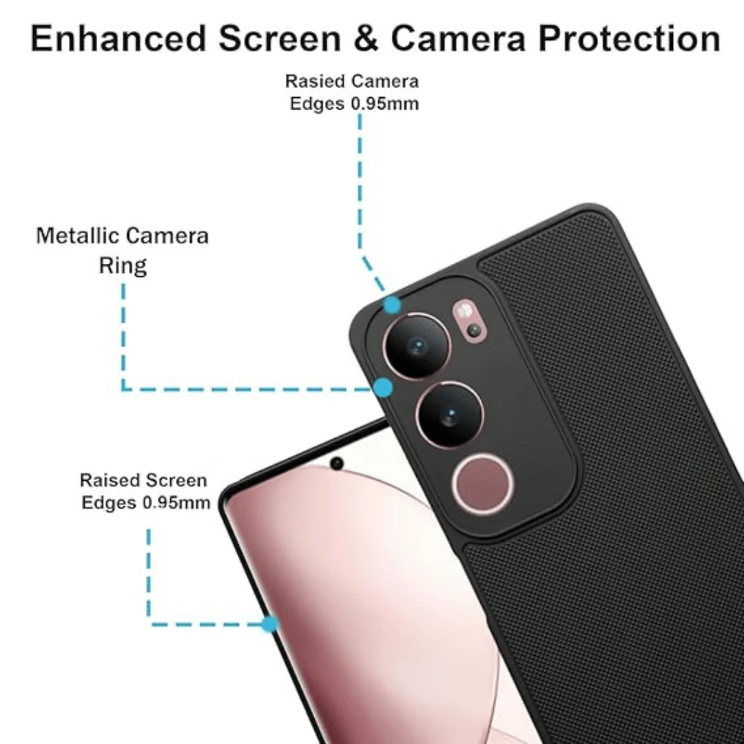 Black Niukin Silicone Case for Vivo Y29 - Image 3