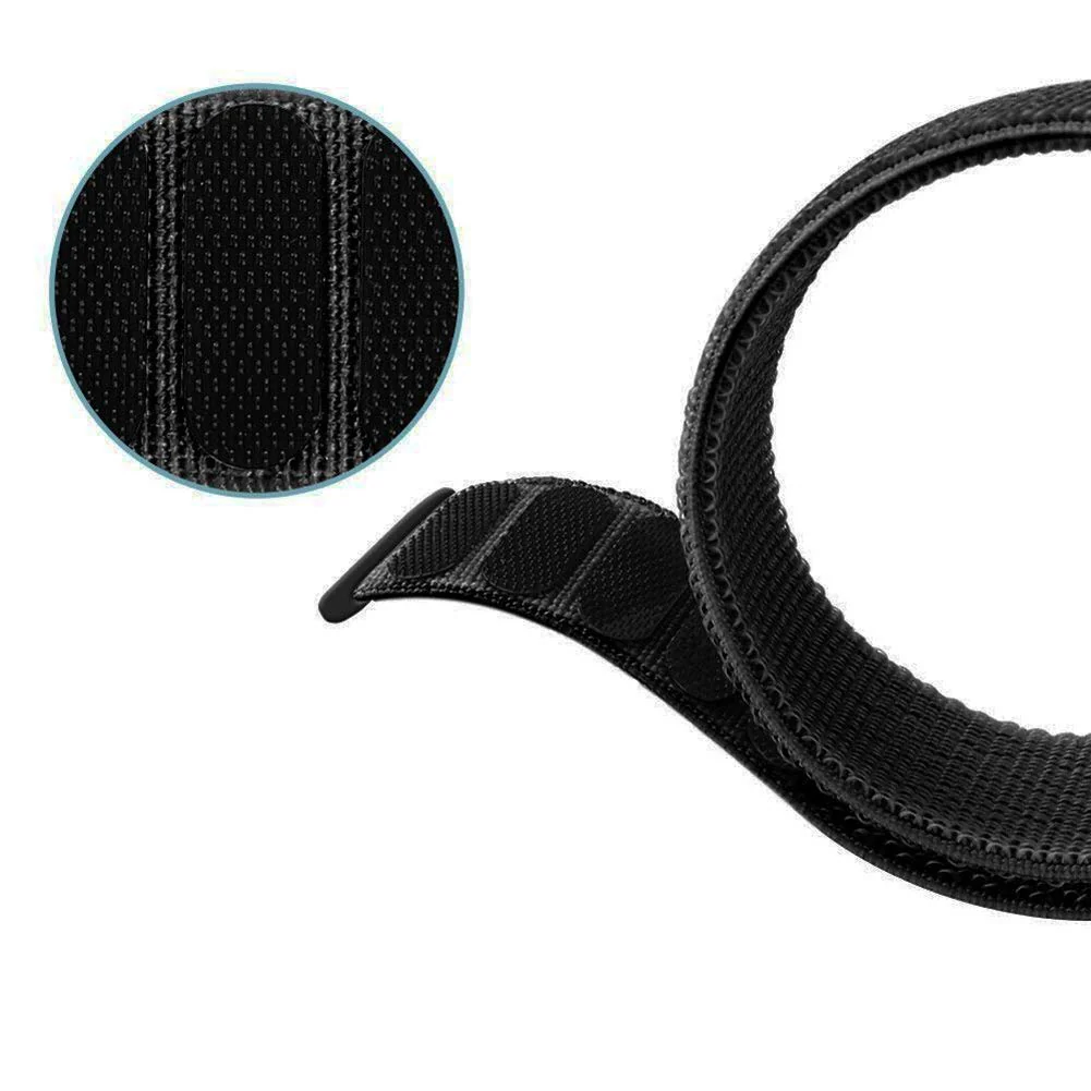 Black Nylon Strap For Smart Watch 20mm - Image 3