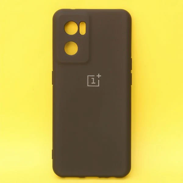 Black Original Camera Safe Silicone case for Oneplus Nord CE 2