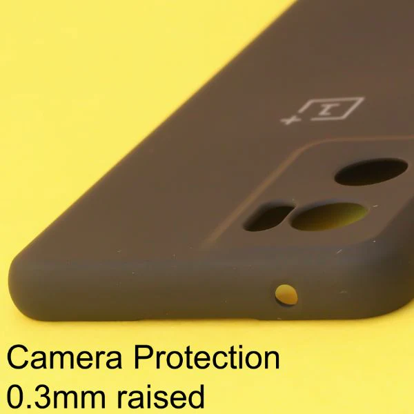 Black Original Camera Safe Silicone case for Oneplus Nord CE 2 - Image 3