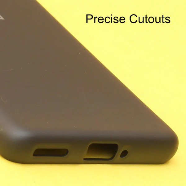 Black Original Camera Safe Silicone case for Oneplus 8 - Image 5