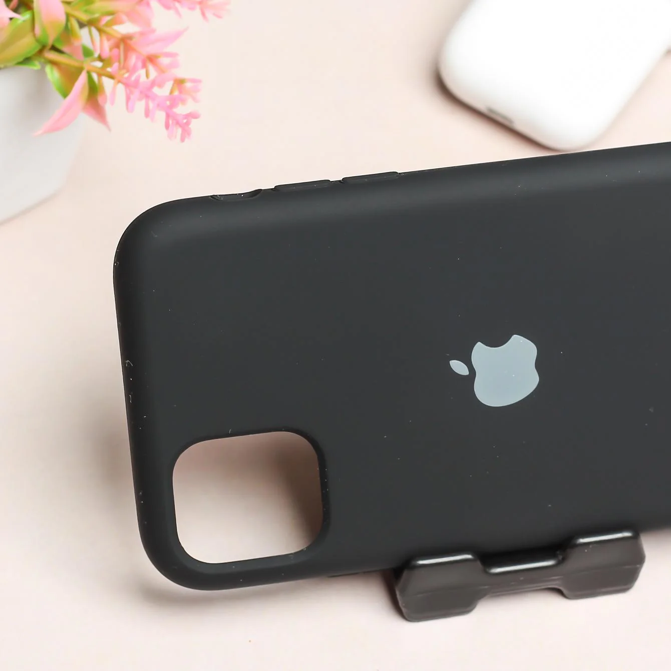 Black Original Silicone case for Apple iphone 11 - Image 3