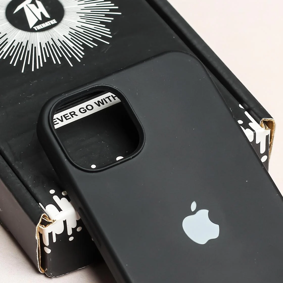 Black Original Silicone case for Apple iphone 13 mini - Image 4
