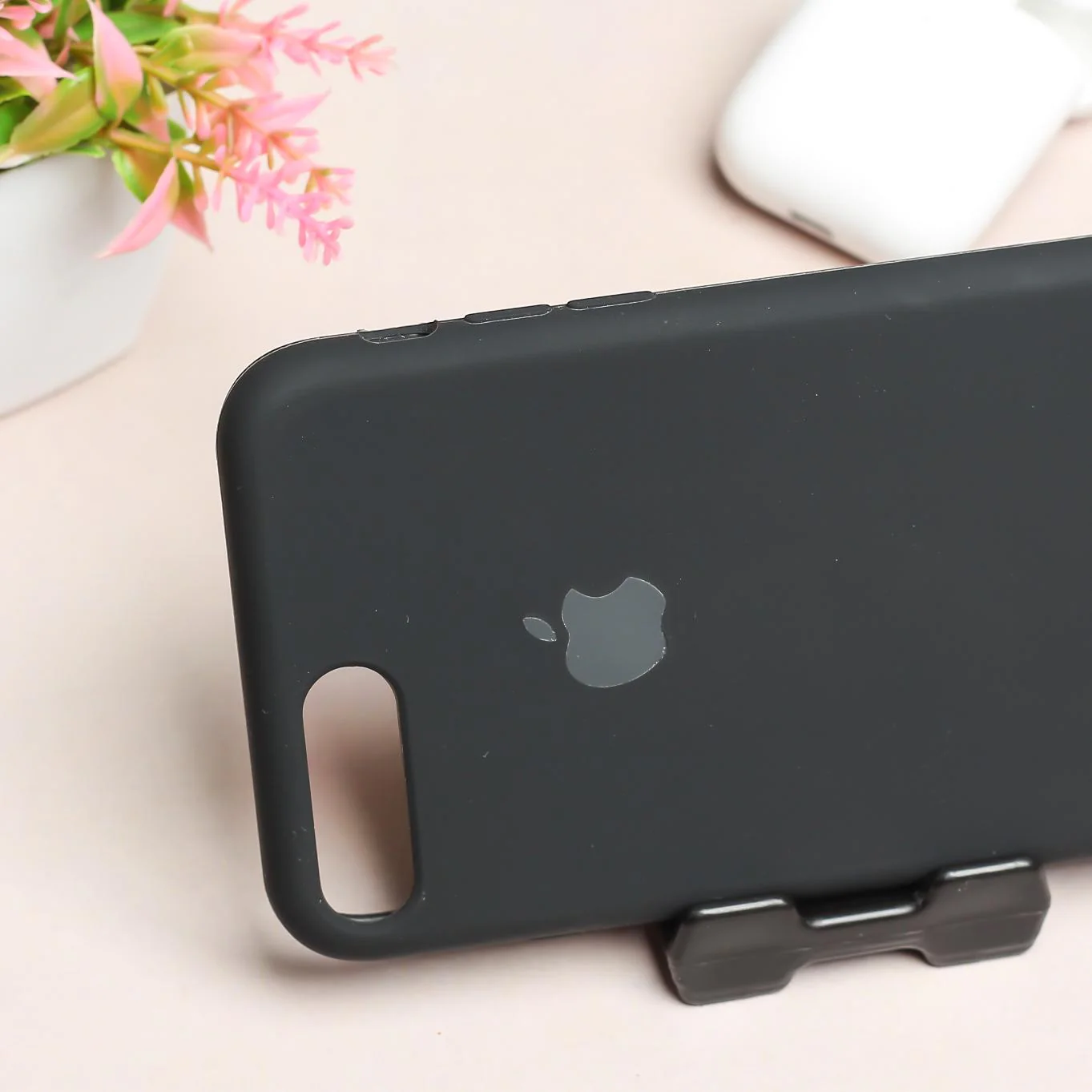 Black Original Silicone case for Apple iphone 7 Plus - Image 3