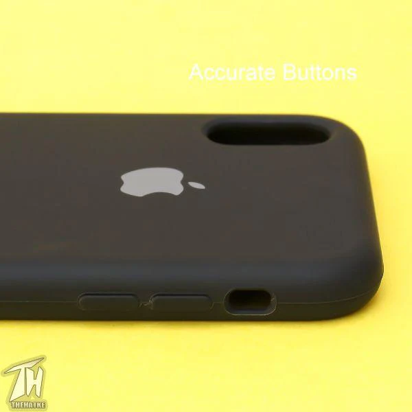 Black Original Silicone case for Apple iphone Xs Max - Image 5