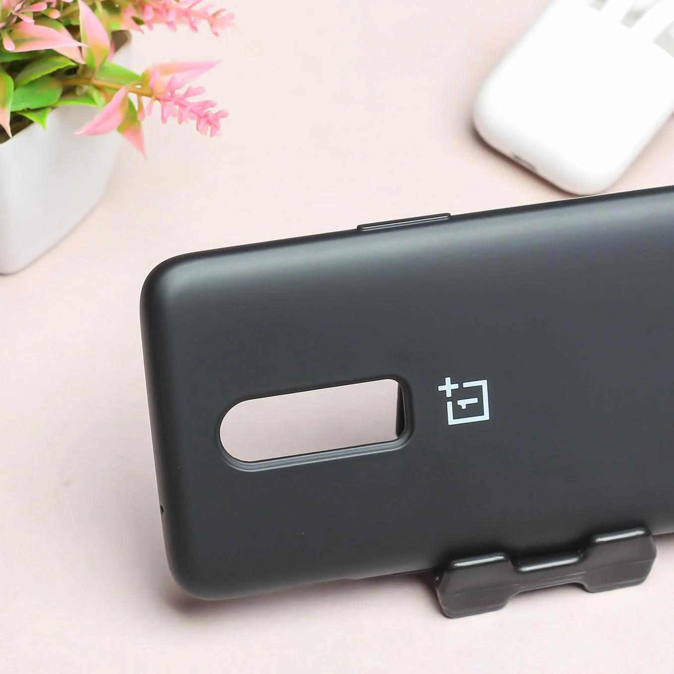 Black Original Silicone case for Oneplus 6 - Image 4