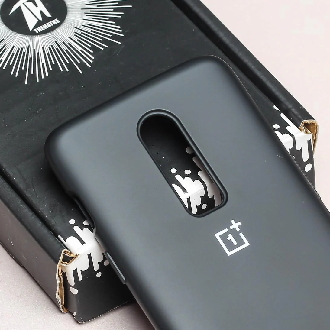 Black Original Silicone case for Oneplus 6 - Image 5