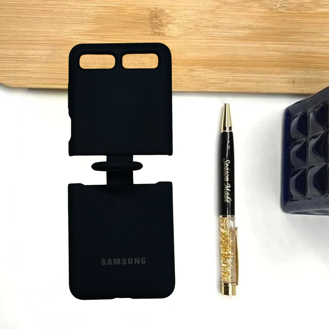 Black Original Silicone case for Samsung Galaxy Z FLIP 2
